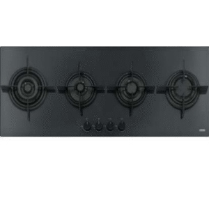 Estufa a gas cristal Negro de 120cm; FHCR 1204 3G TC HE BK C