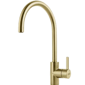 Grifo mezclador dorado; Eos Neo Swivel Gold
