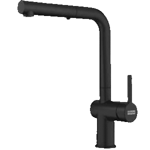 Grifo mezclador Extraíble; Active Doccia Negro Mate