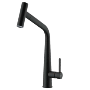 Grifo mezclador Extraíble; ICON DOCCIA BLACK MATT