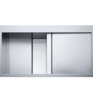POCETA ACERO VIDRIO BLANCO; CLV 214 WHITE BX